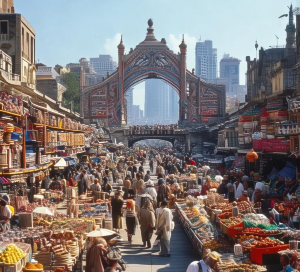 连接经济的商贸